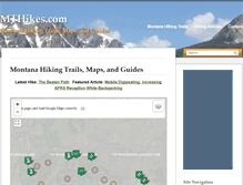Tablet Screenshot of mthikes.com
